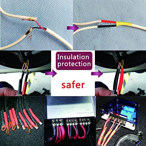 Wire Heat Shrink Tubing Kit + Mini Heat Gun for Shrink Tubing + 328pcs 2:1 Wire Shrink Wrap Tubing + for Wires,Shrink Wrap and Cable Repair.