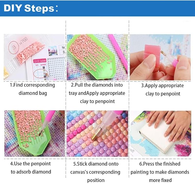 PINFFSHU Starry Night Diamond Painting Kits for Adult Beginners