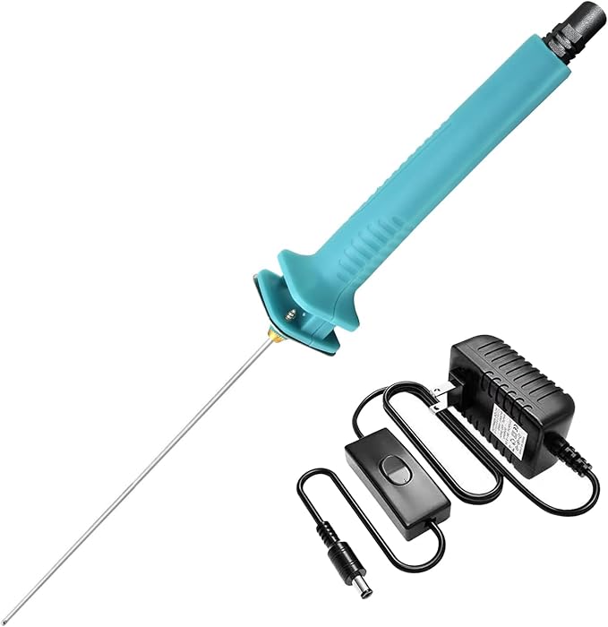 Foam Cutter Electric Hot Wire Foam Cutter Kit Foam Cutting Pen Set 30W 20cm Styrofoam Cutting Pen With Power Adaptor Electric Cutting Machine Pen Tools Kit For Art Making Foam Carving
