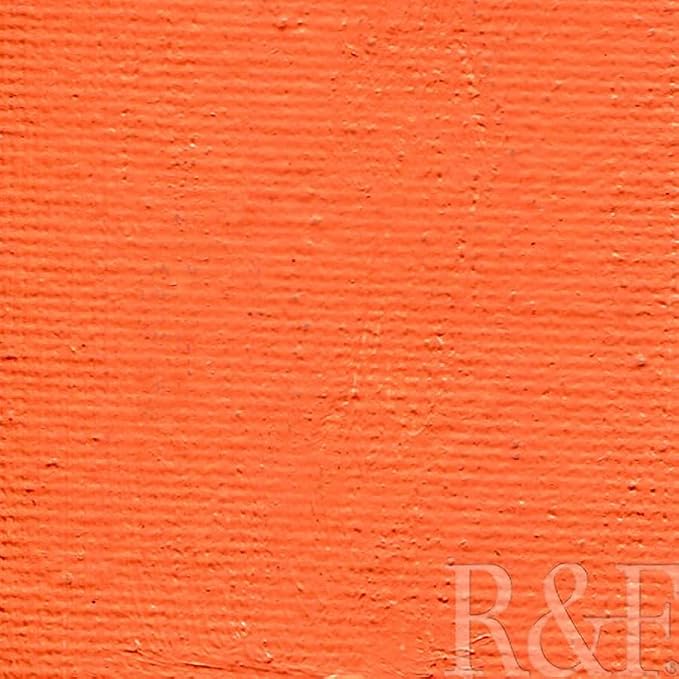 R&F Handmade Paints - Professional Oil Pigment Stick, Cadmium Coral, 38 ml