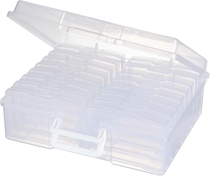 novelinks Photo Storage Box and 16 Inner 4" x 6" Photo Storage Containers