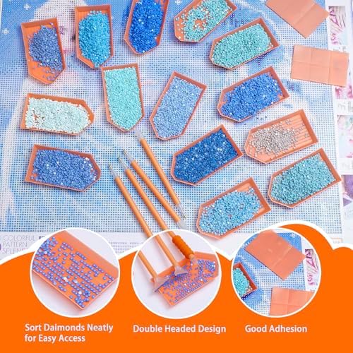 LYMUSUMI 42PCS 5D Diamond Art Painting Tools and Accessories Kits