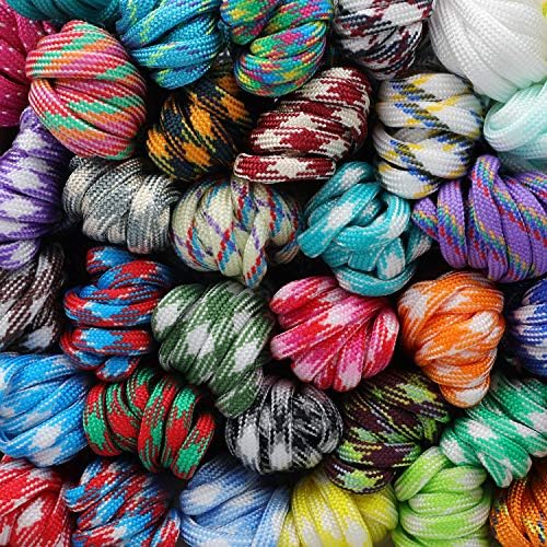 Paracord Combo Kits - 550 Type III Parachute Cord - Bracelet Crafting Kits, Survival Rope Making lanyards,Dog Collar,Bracelet