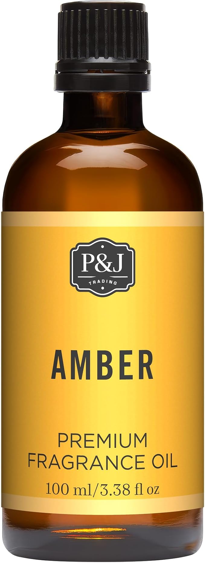 P&J Trading Fragrance Oil | Amber Oil 100ml - Candle Scents for Candle Making, Freshie Scents, Soap Making Supplies, Diffuser Oil Scents
