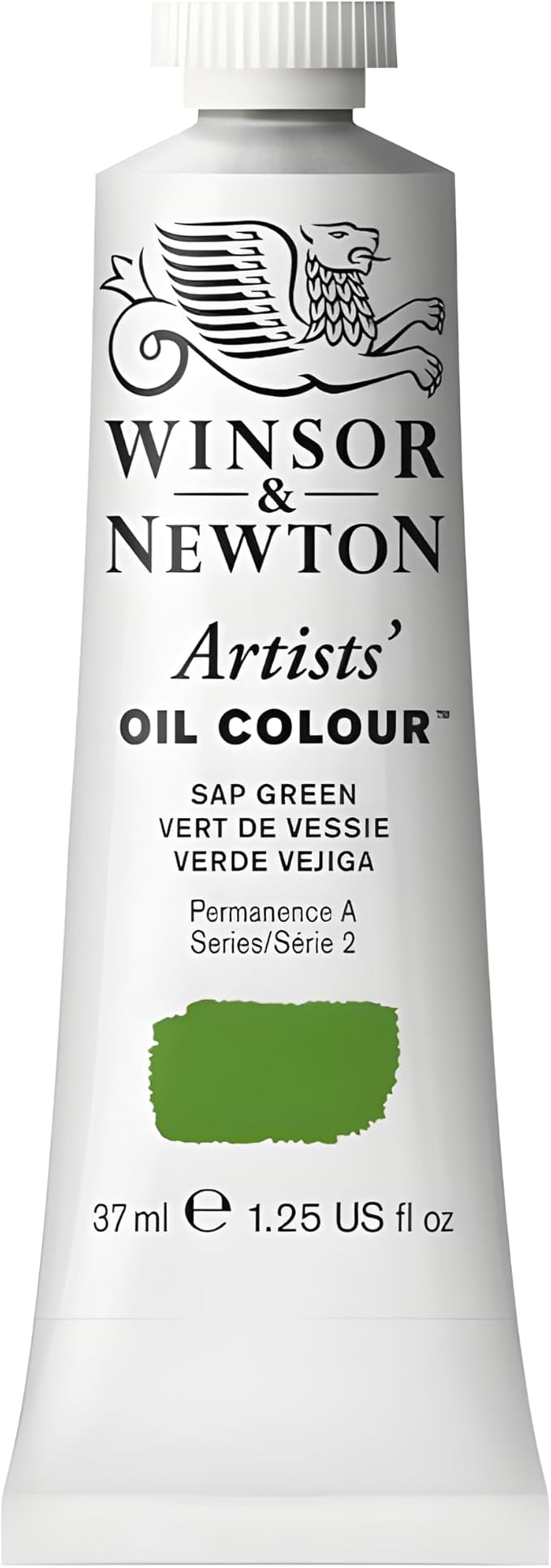 Winsor & Newton Artists' Oil Paint, 37ml Tube, Sap Green