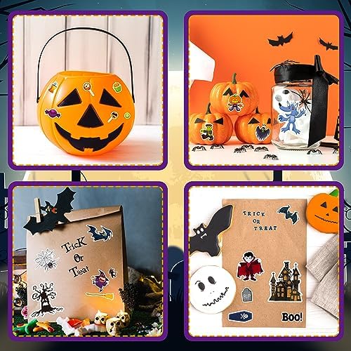 LINAYE Halloween Stickers for Kids 24 Sheets 1260PCS Stickers Bulk