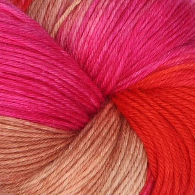 KnitPro Symfonie Fingering Weight Merino Wool Yarn 100g, Rhubarb