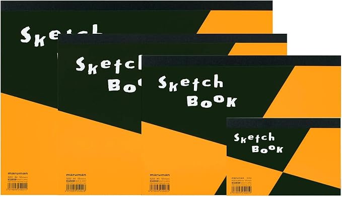 Maruman Zuan Sketch Pad, Horizontal B5, 7.17" x 10.12", 50 Pages