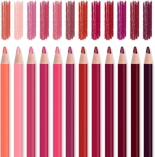 12Pcs Red Colored Pencils Set,Professional Drawing Pencils for Adults | Oil Based,No Duplicates,Pre-sharpened Wooden Sketch Pencil Art Supplies for Coloring Books