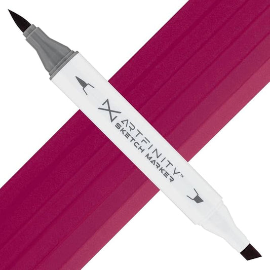 Artfinity Sketch Markers - Mahogany Red R2-6, Vibrant, Professional, Dye-Based Alcohol Markers for Artists, Drawing, Travel, & More
