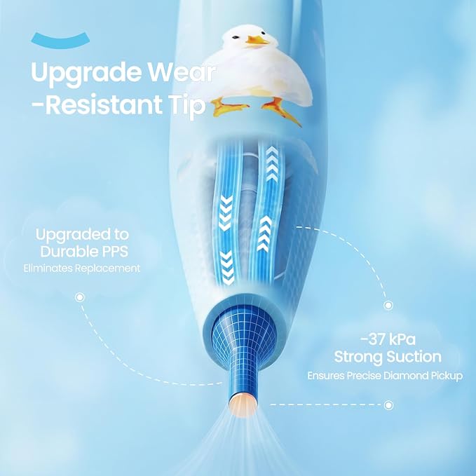 ARTDOT Wireless Vacuum Pen for Diamond Art Kit for Adults, Long-Lasting Electric Pen for Diamond Painting Accessories and Tools
