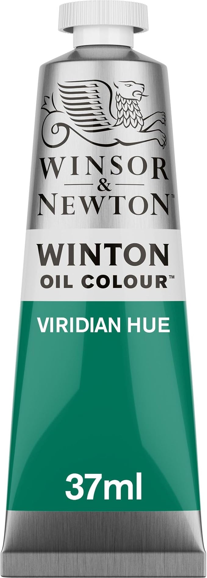 Winsor & Newton Winton Oil Color, 37ml Tube, Viridian Hue | High-quality pigments, Durable, Lightfast, Permanent, Uniform Consistency, Great Pigment Load