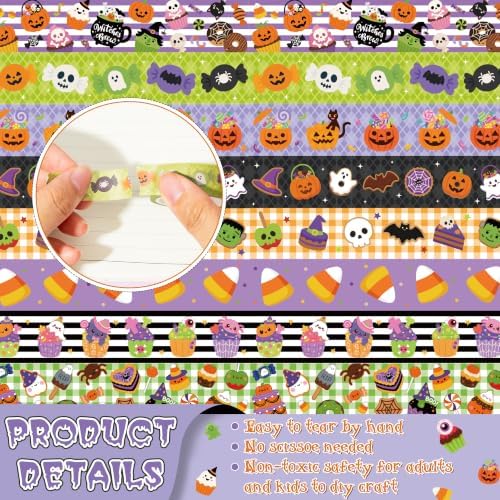 12 Rolls Candy Dessert Washi Tape for DIY Craft Gift Wrapping