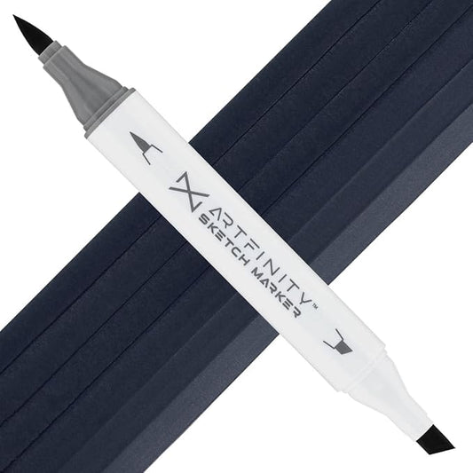 Artfinity Sketch Markers - Cool Gray 9 CG9, Vibrant, Professional, Dye-Based Alcohol Markers for Artists, Drawing, Travel, & More