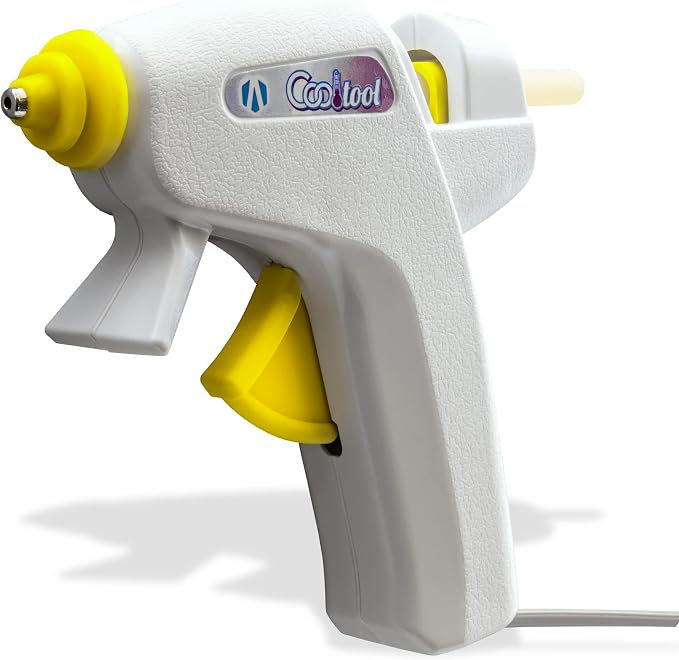 AdTech Cool Tool Kit with Low-Temp Glue Gun, White - Kid-Friendly, Safe for Crafting & Projects, Lightweight & Portable for Group Events (Pack of 12)