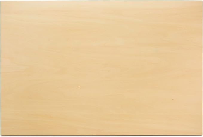 Large Birch Painting Panel 24 x 36 x 1-1/2-inch, Pack of 2 Wood Canvas Boards for Painting, Blank Signs for Crafts, by Woodpeckers
