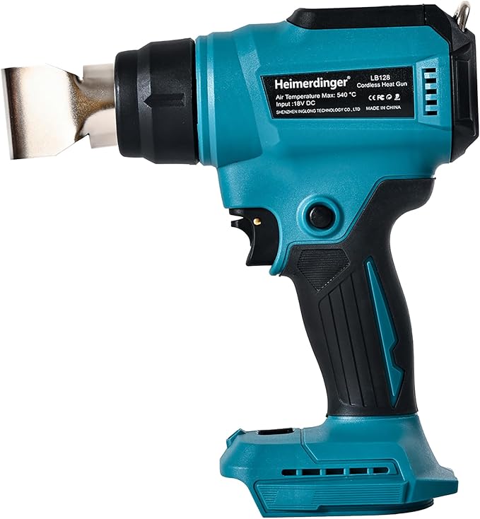 Cordless Heat Gun for Makita 18V Battery, Digital Display, 1202°F