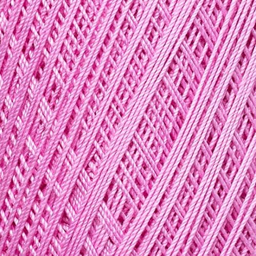 Yarn Art 1 Skein YarnArt Violet,100 Mercerized Cotton Yarn Threads Crochet Lace Hand Knitting Yarn Embroidery Arts Crafts (Pink 319)