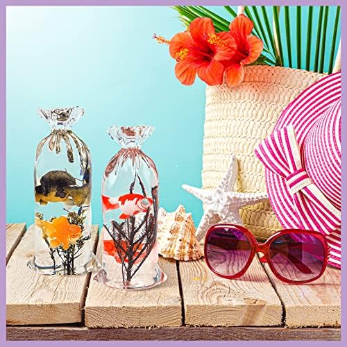 2 Pcs Lucky Bag Resin Molds Silicone Molds for Resin Casting Bag Shape Silicone Epoxy Mold 3D Jewelry Casting Molds Large Epoxy Casting Crafts for Home Table DIY Making Flower Preservation