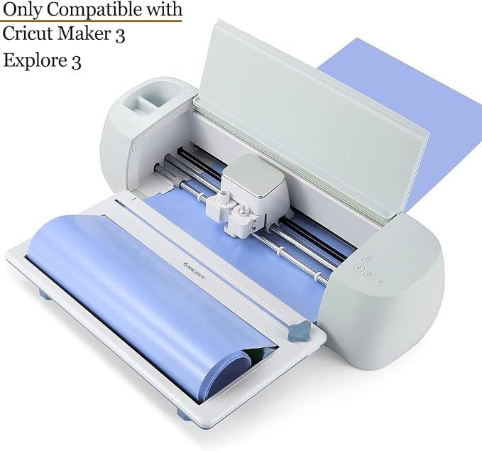 Vinyl Roll Holder with Trimmer for Cricut Maker 3 and Explore 3