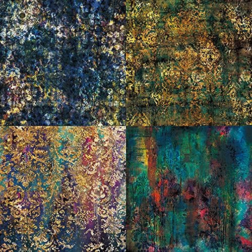 Scrapbook Paper Pad 6x6 Mixture Colored Designs, Single-Sided Decoupage Sheets, Colorful Cardstock for Scrapbooking, DIY Backgrounds, Cardmaking Supplies, Junk Journal Crafts - 24 Pcs