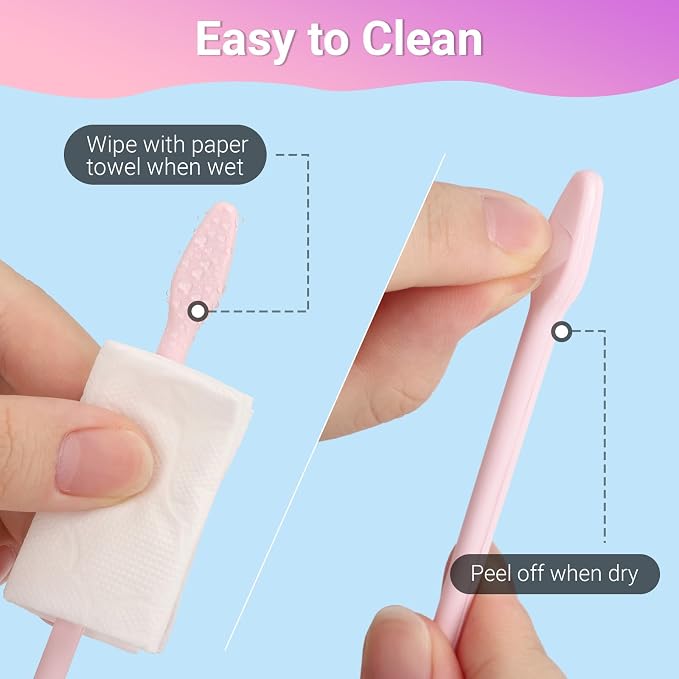 Gartful 9PCS Large Silicone Stir Sticks for Epoxy Resin, Reusable Mixing Sticks for Paint, Glue, Glitter, Waxing, Tumbler Making, Art Craft Supplies, Facial Mask Applicator, Pink