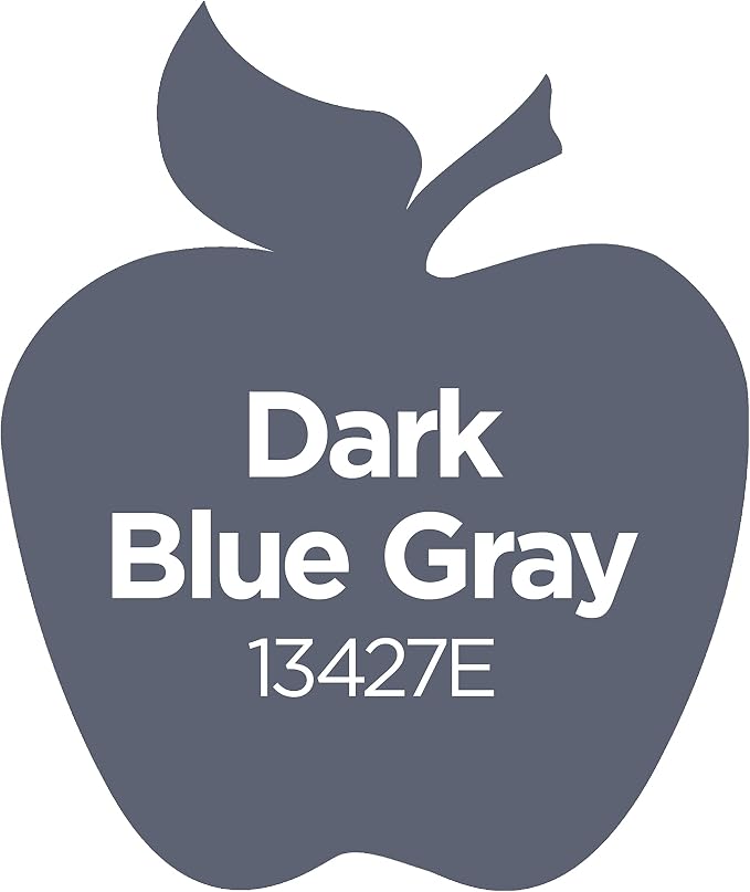 Apple Barrel Acrylic Paint, Dark Blue Gray 2 fl oz Classic Matte Acrylic Paint For Easy To Apply DIY Arts And Crafts, Art Supplies With A Matte Finish- Pack of 1