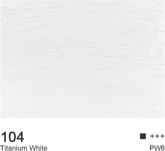 PHOENIX Titanium White Oil Paint Stick - Vibrant Color 37ml Large Water Soluable Soft Oil Pastels for Professional Oil Painting - Creamy Drawing Art Supplies for Artists