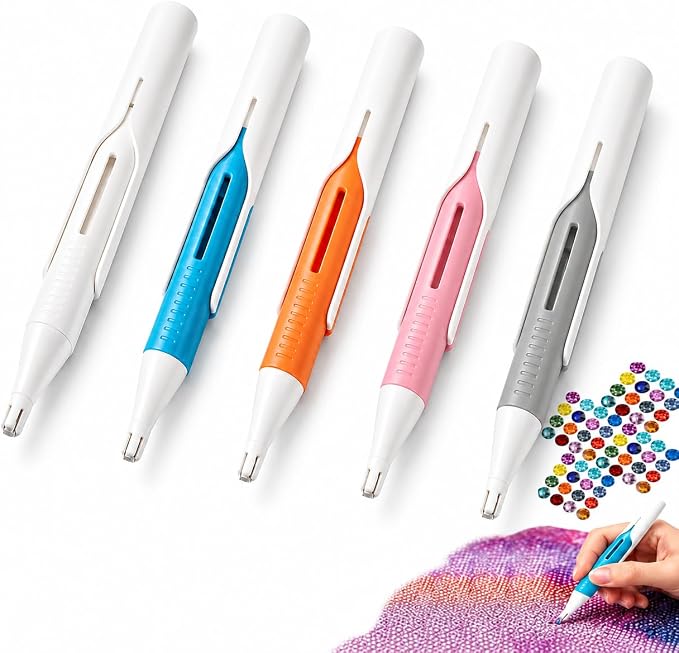 2026 New Automatic Diamond Painting Bead Dispenser for 2.8mm Round Drills (5Pcs * Mix)
