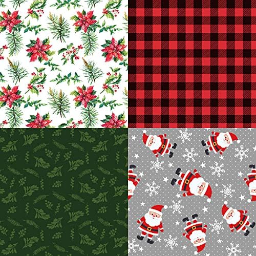 YASMEN Scrapbook Paper Pad 6"×6" - 24 Sheets Christmas Scrapbooking Supplies Kit, Single-Sided Patterned Cardstock Pads for Card Making, Designer Planner Journals, Background Borders, Greeting Cards