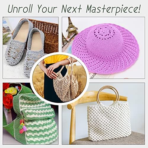 Polyester Macrame Cord 3mm x 185yards, Braided Macrame Cord Polypropylene Silk Cord, Crochet Bag Polyester Yarn for Crocheting, Bag, Wall Hangings, Rug, DIY Crafts (Light Brown)