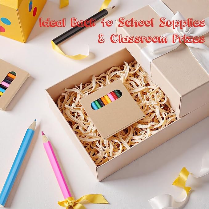 600 Count Colored Pencils Bulk, 50 Pack Colored Pencils in 12 Colors, 3.5 Inch Mini Drawing Pencils Set, Pre-sharpened Coloring Pencils for Kids, Ideal Back to School Supplies & Classroom Prizes