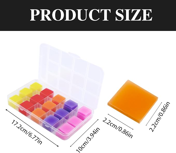 120PCS Diamond Painting Glue Clay, Colorful Clay Wax Painting Tool DIY Diamond Art Accessories and Tools for Embroidery Accessories,2 x 2cm(5 Colors) (Multicoloured)
