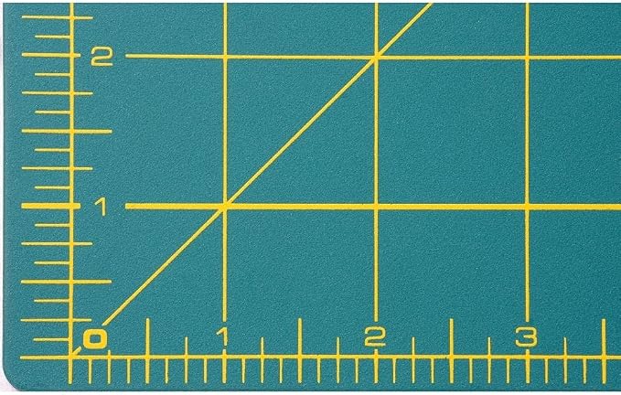 OLFA 18x24" Self-Healing Rotary Cutting Mat (RM-SG) - Double-Sided, Green | Self-healing, triple-layer, double-sided grid, rotary cutter safe - Quilting and sewing - Quilters and Crafters