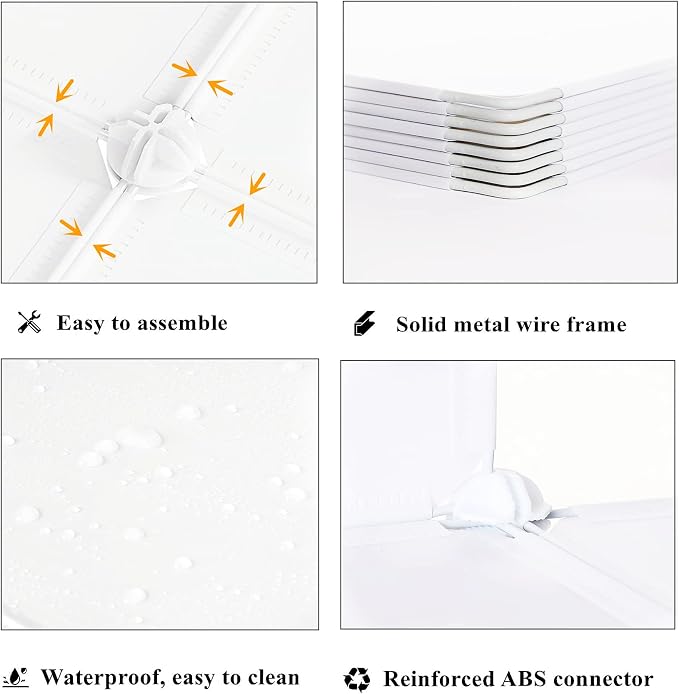 AWTATOS 12 Cube Storage Organizer, Closet Organizer Storage Shelves, White