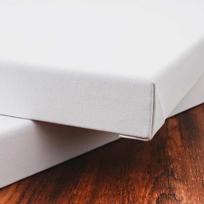 PHOENIX 30x40 Inch 2 Pack Heavy Duty Stretched Canvas - 1 3/4" Thick Extra Large Canvas for Painting - Master Series 15 Oz. Gesso Primed Cotton Archival Canvases for Professional Artists