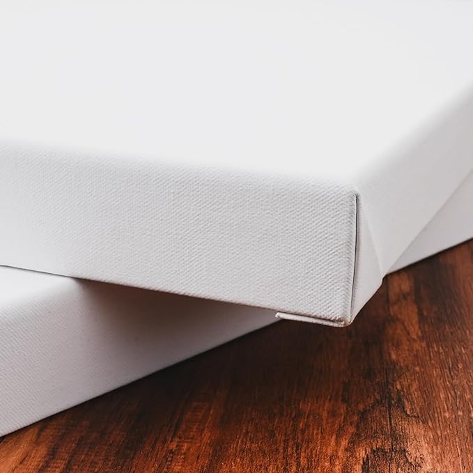PHOENIX 36x48 Inch Stretched Canvas, 1 Pack | Heavy Duty, 1 3/4" Thick, Master Series 15 Oz. Gesso Primed, Cotton Archival, For Professional Artists