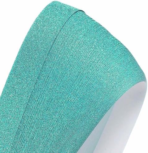 MECCANIXITY 200 Sheets Origami Paper Glitter Stars Papers Turquoise Fold Paper for Beginner Arts Crafts Projects,0.4 x 8.7 Inch
