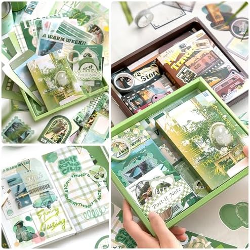 Scrapbooking Supplies Kit, Aesthetic Junk Journal Supplies, Scrapbook Kit