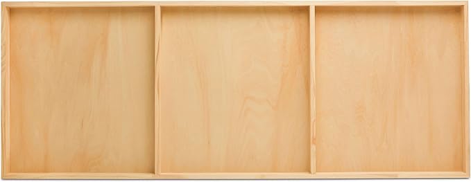 Painting Panel 18 x 48 x 1-1/2-inch, Pack of 5 Large Wood Canvas Boards for Painting, Blank Sign for Wall Art Sets, by Woodpeckers