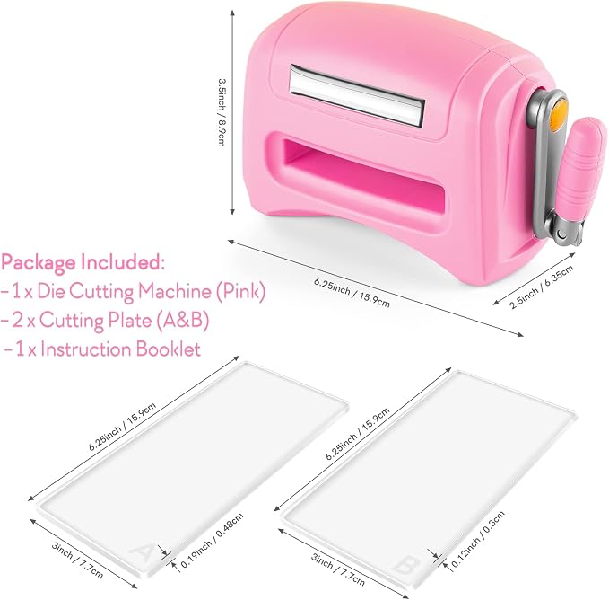 Mini Portable Die Cutting Machine for Crafting,DIY Die Cuting Embossing Machine Paper Card Craft Scrapbooking Dies Manual Machine Cutter Arts Projects Crafat Scrapbooking Supplies Scrapbooking Tool