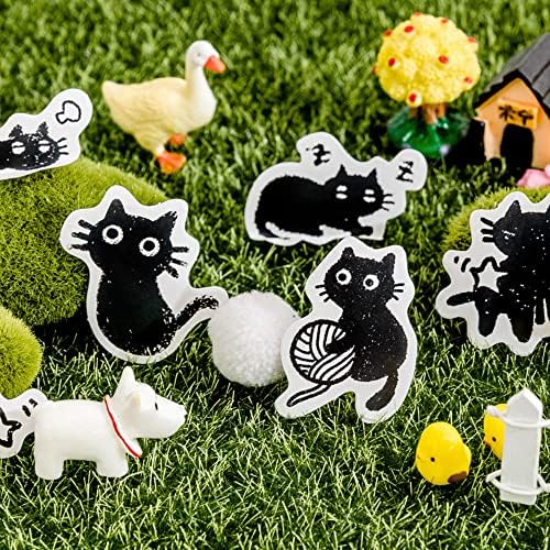 Small Cute Cat Stickers for Scrapbooking Bullet Journal DIY Decoration Journaling Planners Suitcase Diary Notebooks, Album Laptop Phone Case Art Craft, 45 Designs…