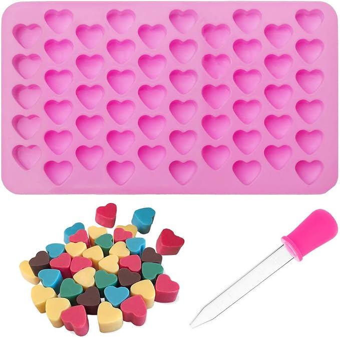 Pimoys Silicone Moulds for Wax Melts Heart Mould Silicone