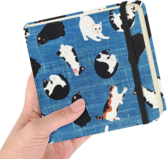 4.8" Pocket Sketch Book,80gsm Hardcover Art Sketchbook for Drawing Journal