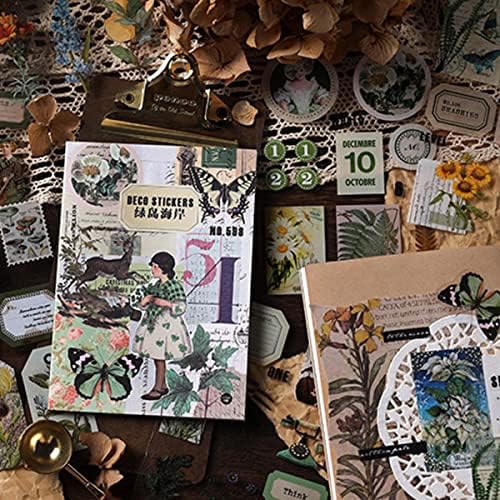 Vintage Stickers 20 Sheets Scrapbooking Supplies Journaling Decals (Beach)