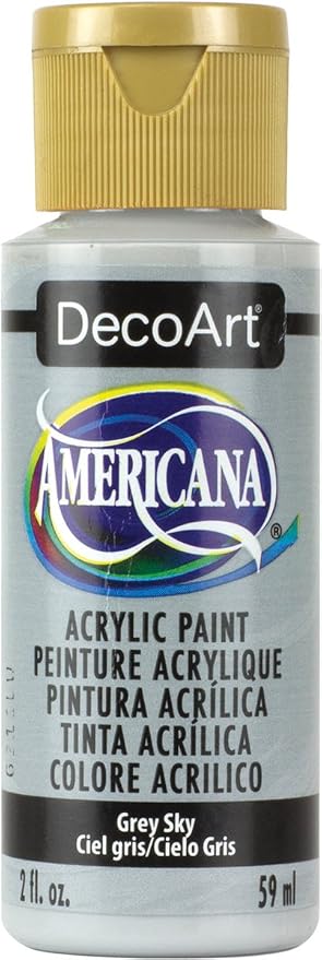 DecoArt Americana Acrylic Paint, 2-Ounce, Grey Sky