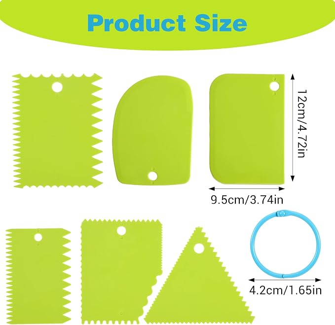 6Pcs Glue Spreader Epoxy Resin Spreader Tool Adhesive Spreaders Flexible Filler Tool Applicator Adhesive Scraper for Putty Fillers Caulk Spackling Paste Polyester Resin
