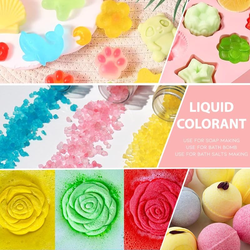 Soap Dye - Food Grade 36 Color,Liquid Kit for Soap Making