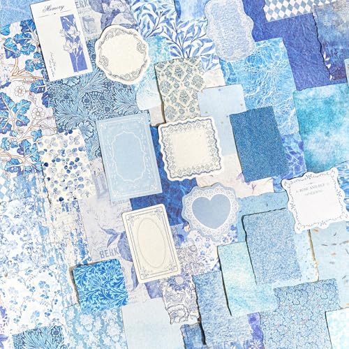 400PCS Vintage Scrapbook Paper Journaling Scrapbooking Supplies Kit Retro Decorative Craft Paper Assorted for Bullet Junk Journals Card Making Craft DIY, Post Office Series