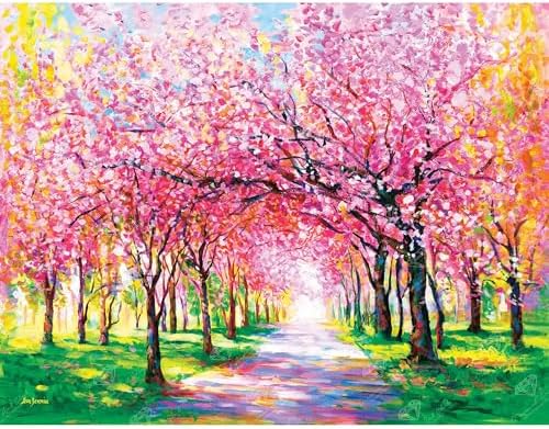 DIAMOND ART CLUB Cherry Blossom Trees Diamond Art Kits for Adults